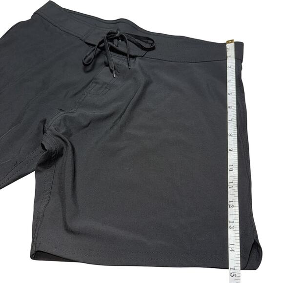 Burnside Board Shorts Women’s Large Black Swim Trunks Quick Dry Surf Beach - Picture 4 of 14